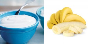 โยเกิร์ตรสธรรมชาติ + กล้วย